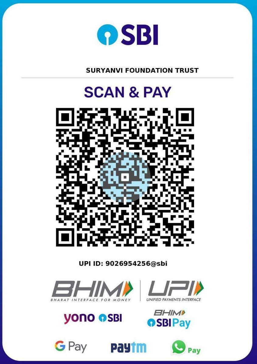 Suryanvi Foundation Trust Donation QR Code